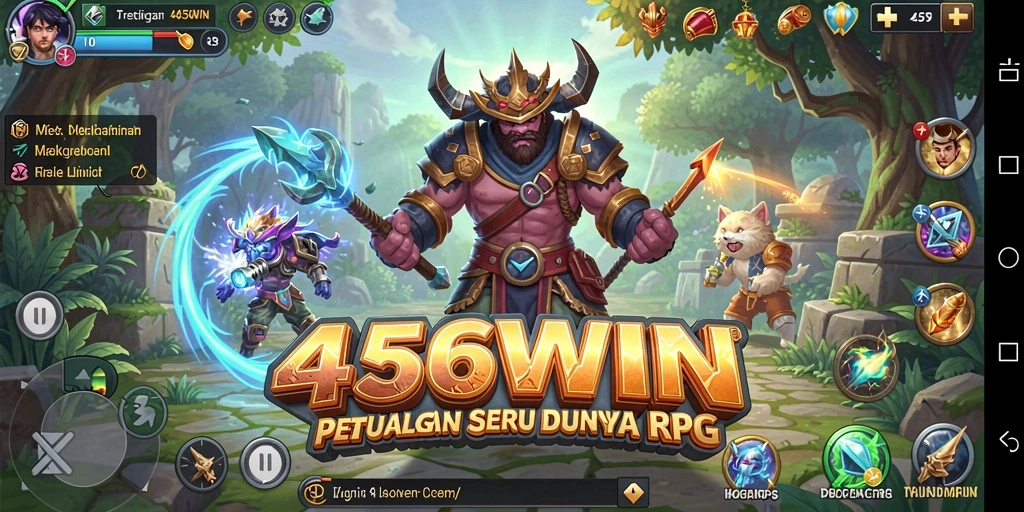 Tampilan gameplay <strong>456WIN</strong> yang menakjubkan dengan aksi RPG mendebarkan.
