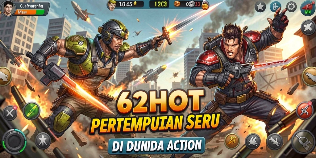 Gameplay 62HOT dengan aksi seru dan grafis menawan.