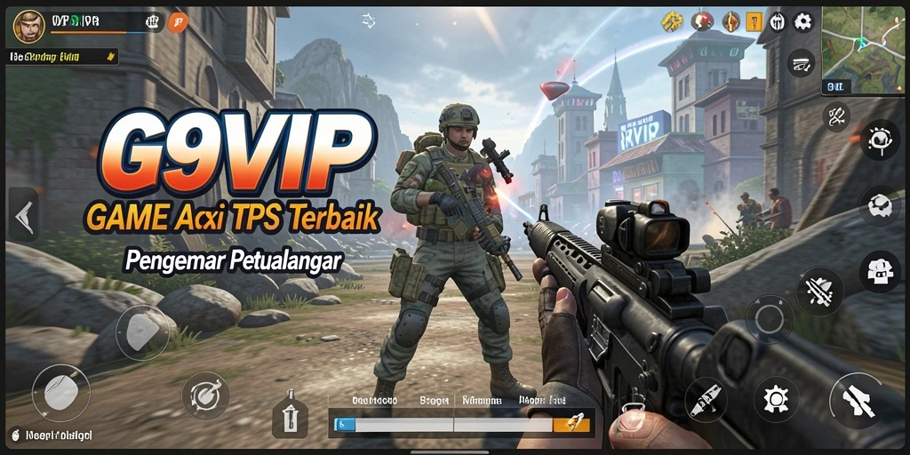 Gameplay G9VIP yang menegangkan dan seru di medan perang.