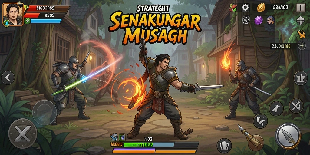 Tampilan gameplay H03 yang menegangkan dan penuh taktik.