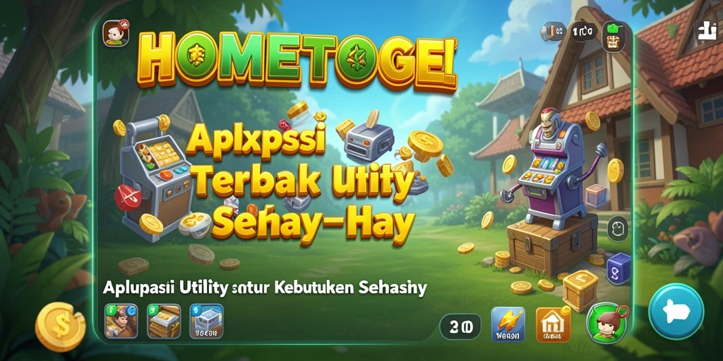 Tampilan utama aplikasi HOMETOGEL yang memudahkan pengguna.