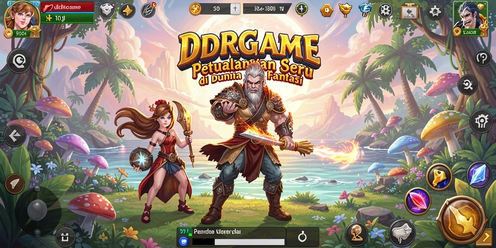 Tampilan gameplay seru dari IDRGAME memperlihatkan petualangan yang mendebarkan.