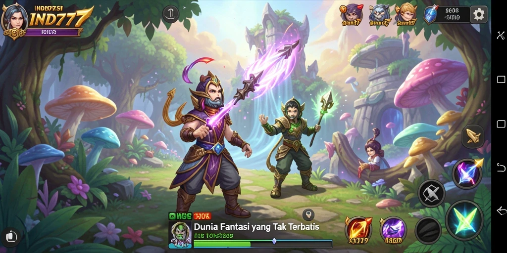 Tangkapan layar dari gameplay <strong>IND777</strong> menampilkan aksi petualangan yang mendebarkan.