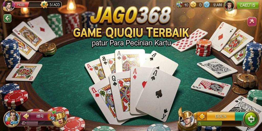 Tampilan gameplay JAGO368 yang menegangkan dalam QiuQiu.