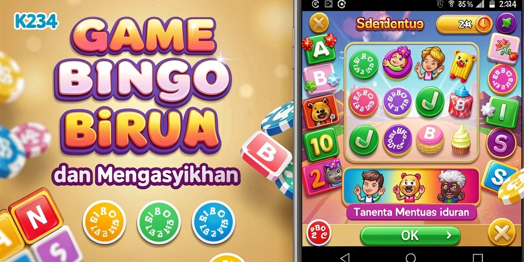 Tampilan menarik gameplay Bingo yang seru dan mengasyikkan.