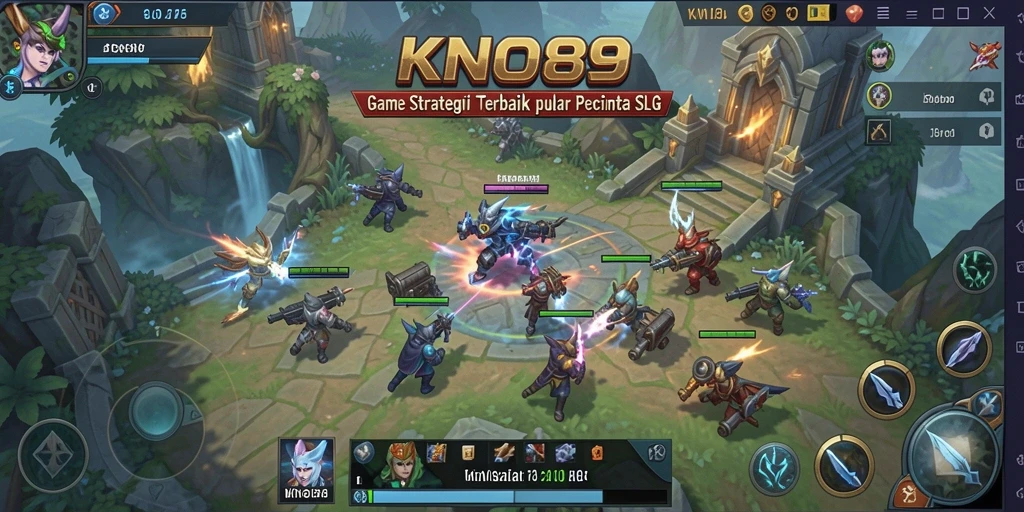 Tampilan gameplay strategi menarik di KNO89 dengan pertempuran epik.