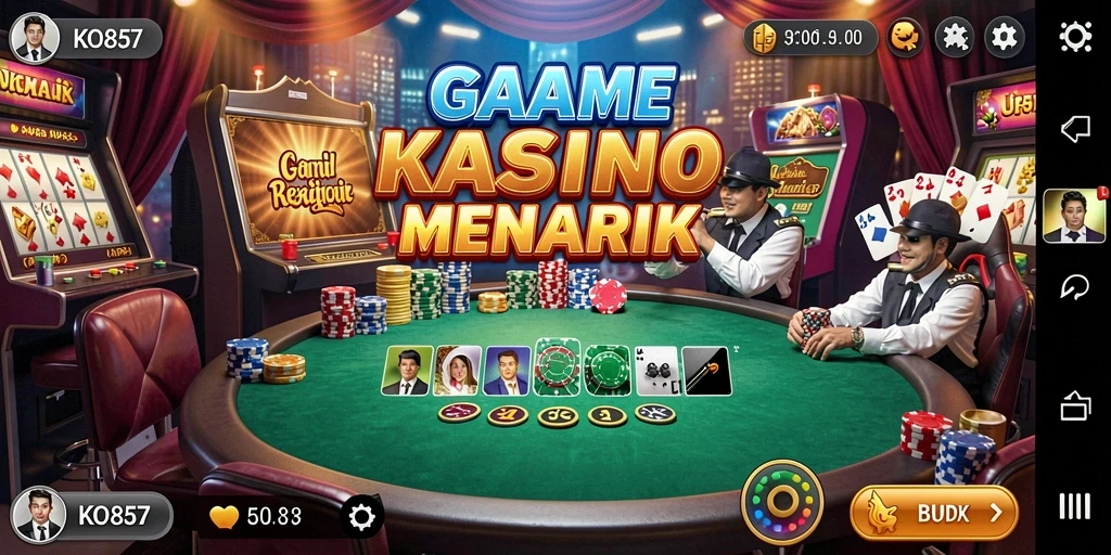 Gameplay menarik dari KO857 saat Anda memutar slot Kasino.