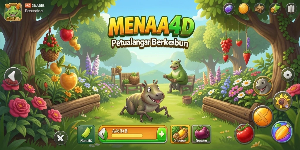 Tampilan gameplay menarik di dunia pertanian virtual.