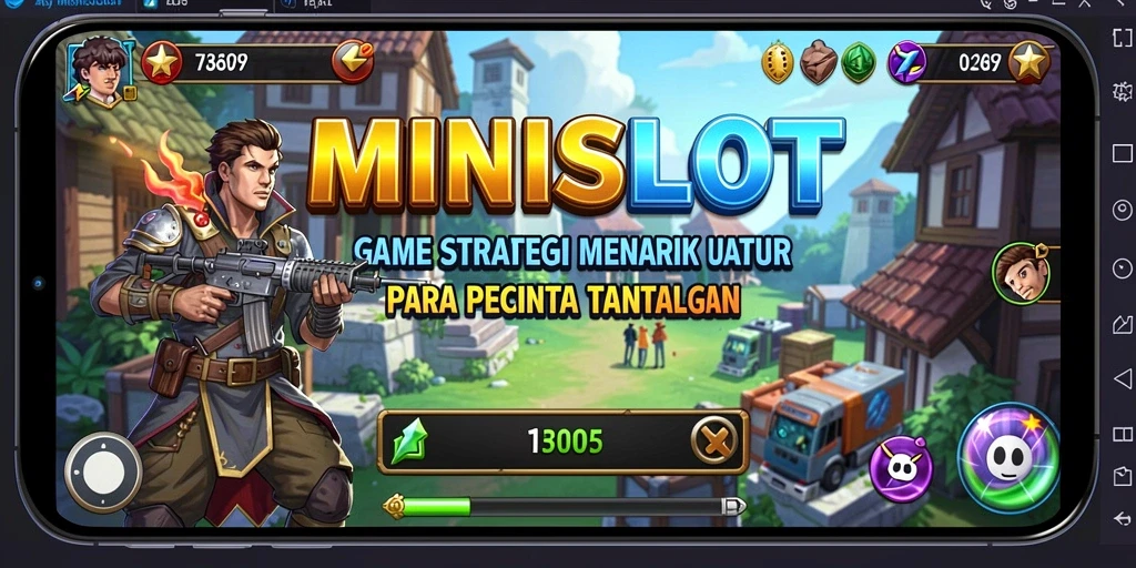Tampilan gameplay menarik dengan strategi yang kompleks.