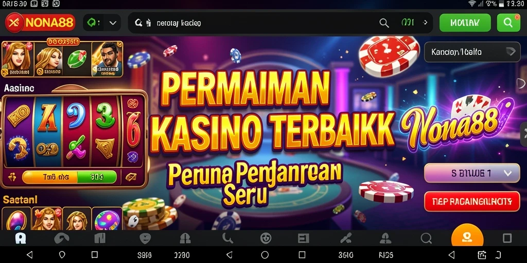 Tampilan gameplay Kasino NONA88 yang menarik dan interaktif.