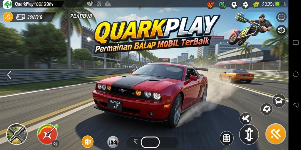 Gameplay balap mobil yang seru dengan grafis menakjubkan.