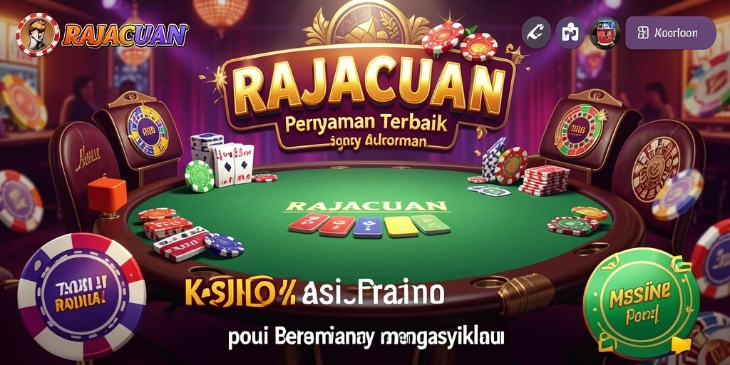 Tampilan menarik dari permainan kasino di RAJACUAN yang mengasyikkan.