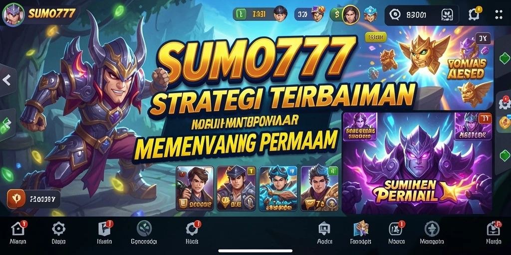 Tangkapan layar menunjukkan gameplay strategis SUMO777 yang mendebarkan.