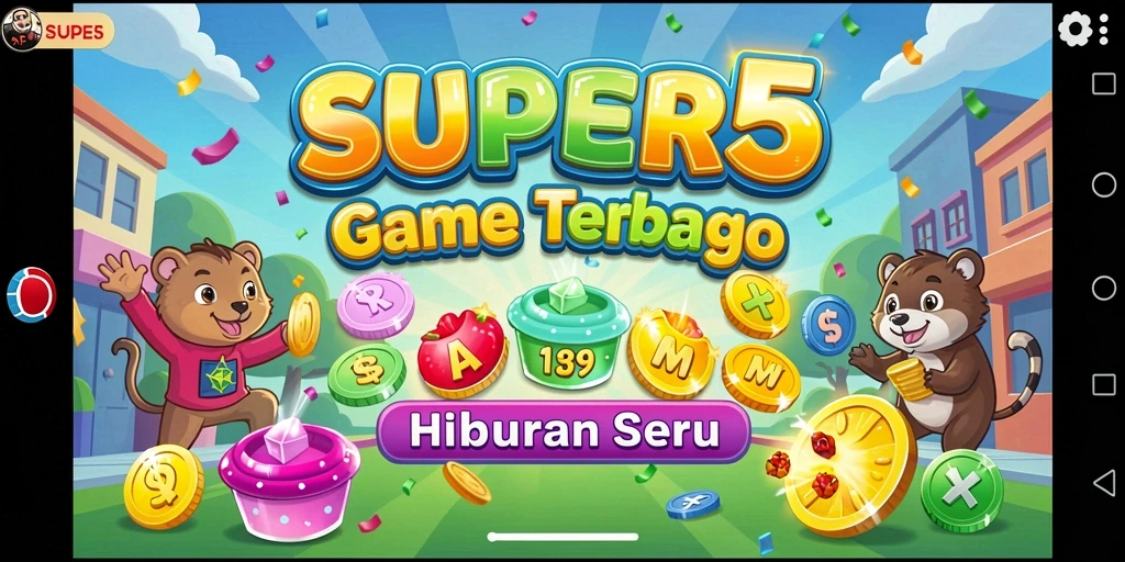 Tampilan gameplay seru dari permainan Bingo di SUPER5.