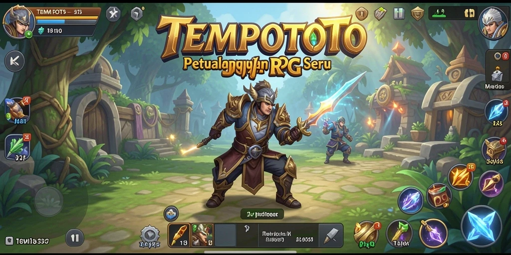 Screenshot TEMPOTOTO menunjukkan aksi gameplay yang mendebarkan dan grafis yang menakjubkan.