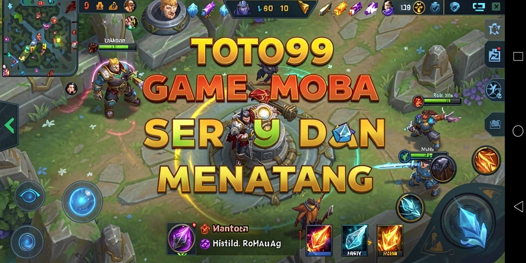 Screenshot tampilan gameplay MOBA TOTO99 yang mendebarkan.
