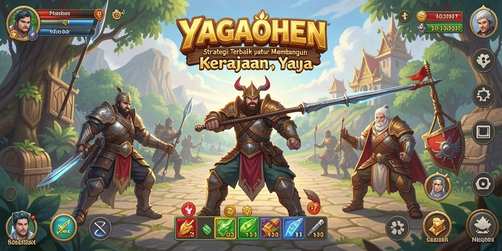 Tangkapan layar menunjukkan gameplay strategis YAGAOHEN yang menantang.